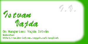 istvan vajda business card